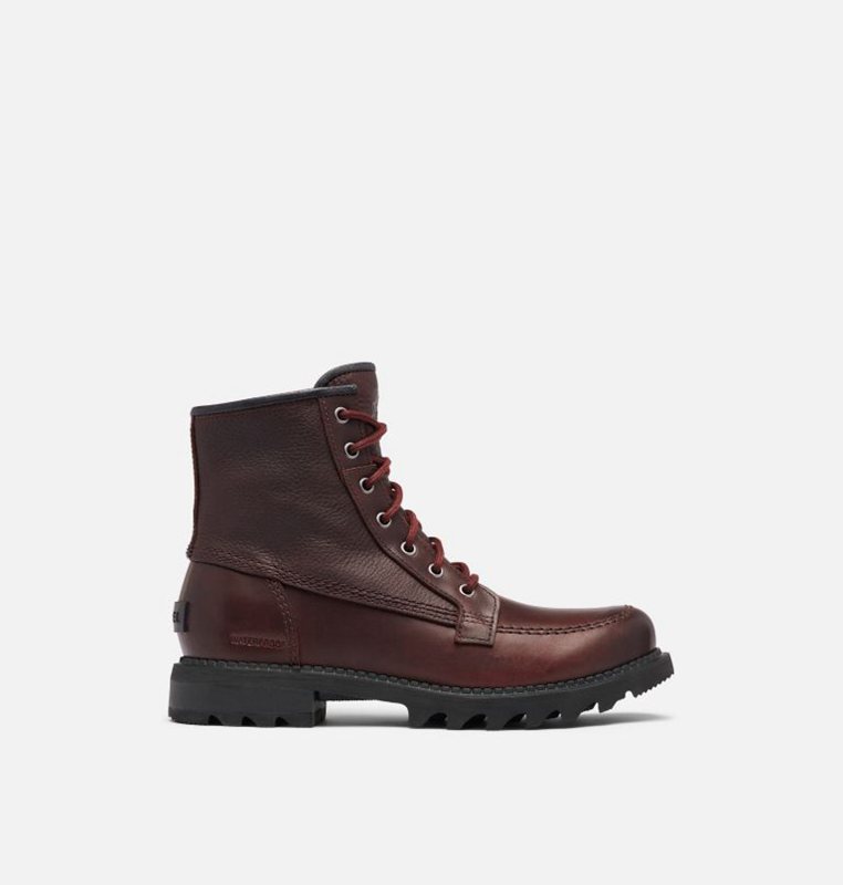 Mens Booties Red - Sorel Mad Brick™ Six - 697843-PMR